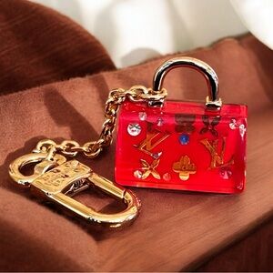 RARE Louis Vuitton Speedy Pomme D' Amour Inclusion Handbag Charm NWOT